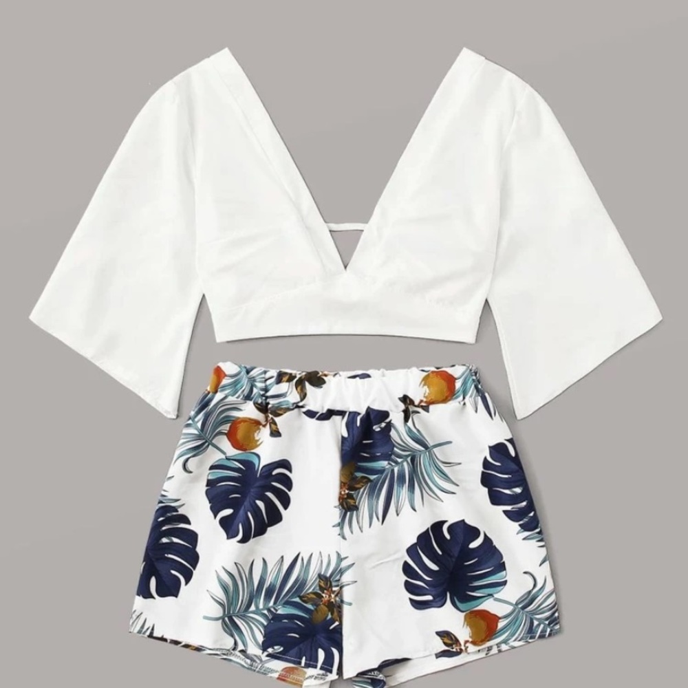 Floral two piece set